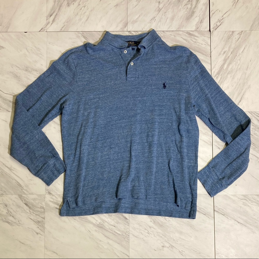 Polo by Ralph Lauren long sleeve slim fit polo.